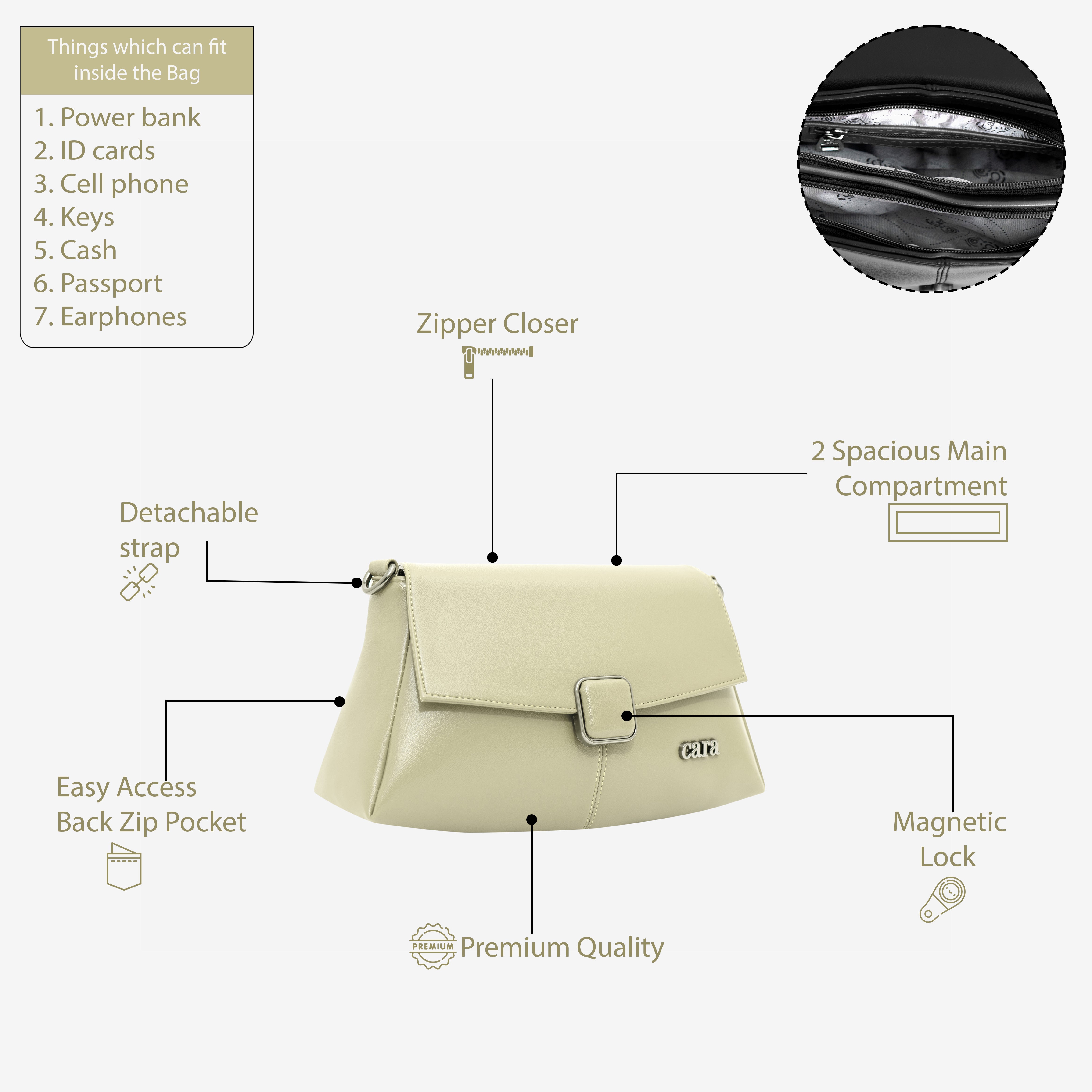 Modish carry sling bag | CARA