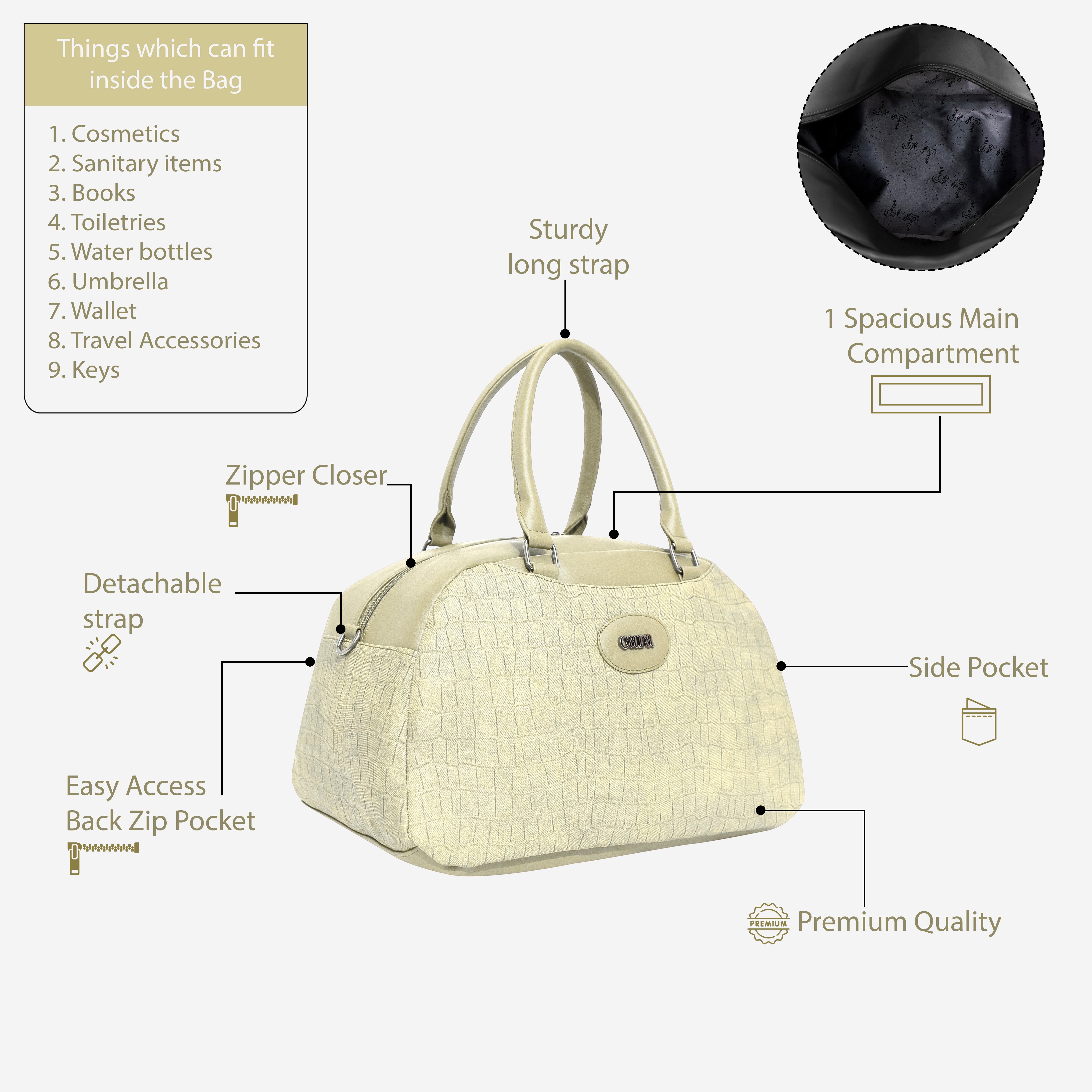 Explorer's essential Duffle Bag I CARA