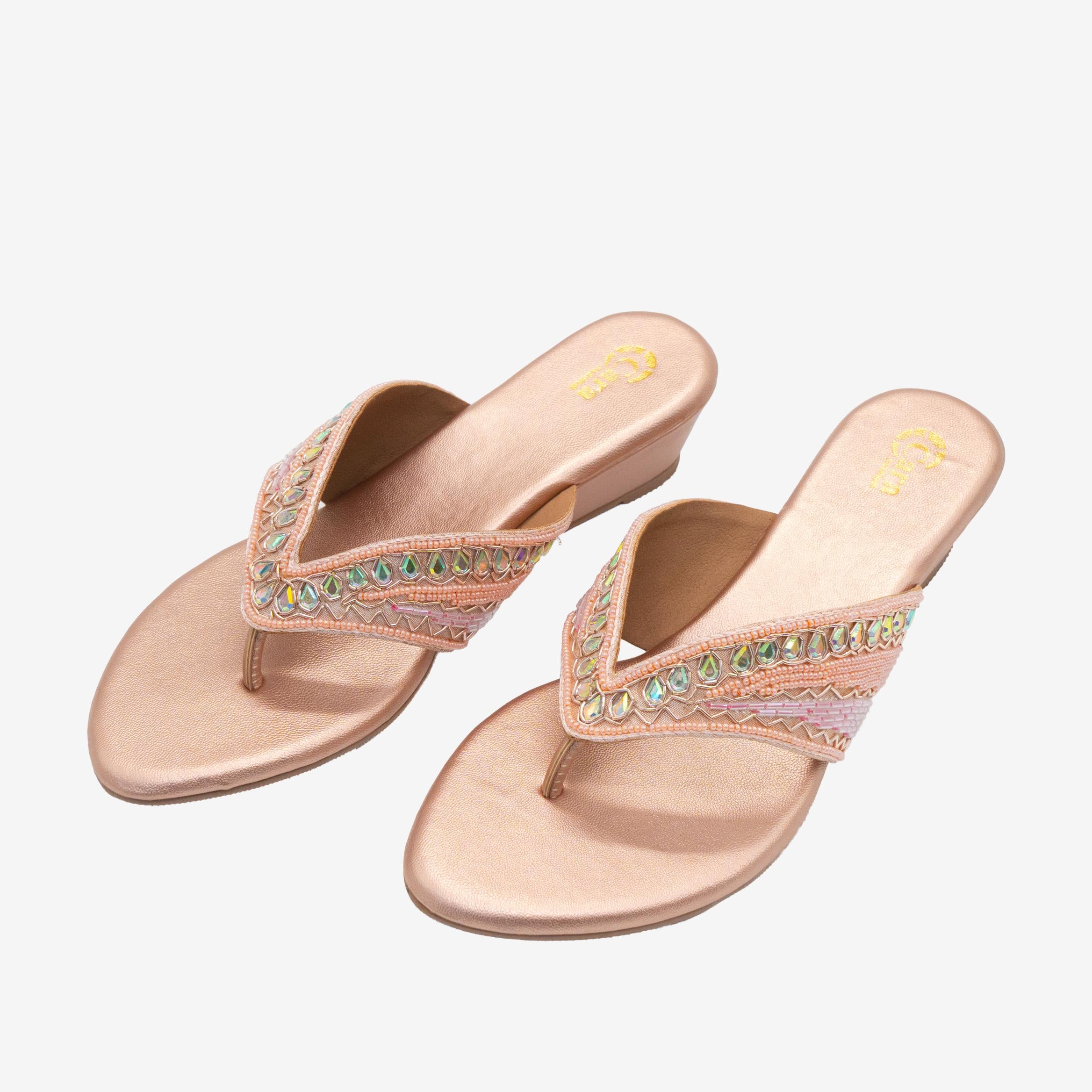 Beaded Harmony Footwear