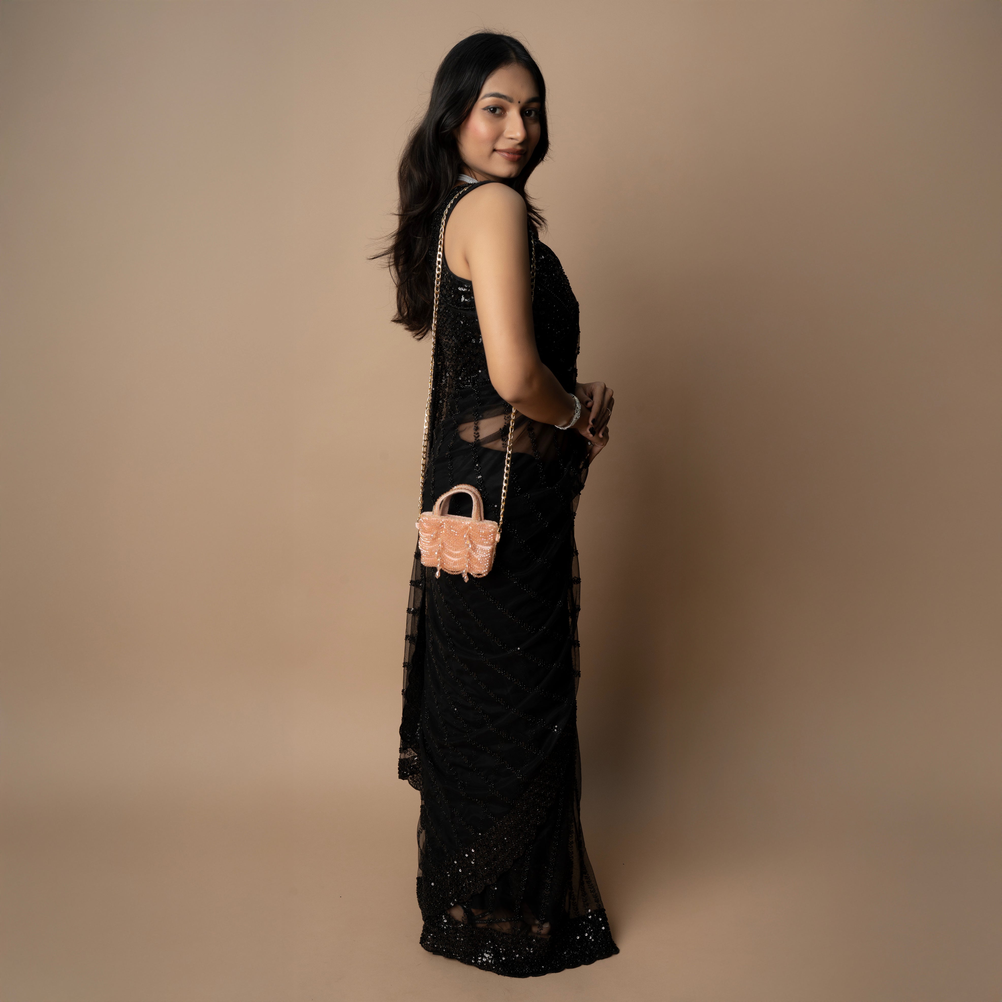 Satin Pearl Luxe Clutch (Mini Bag)