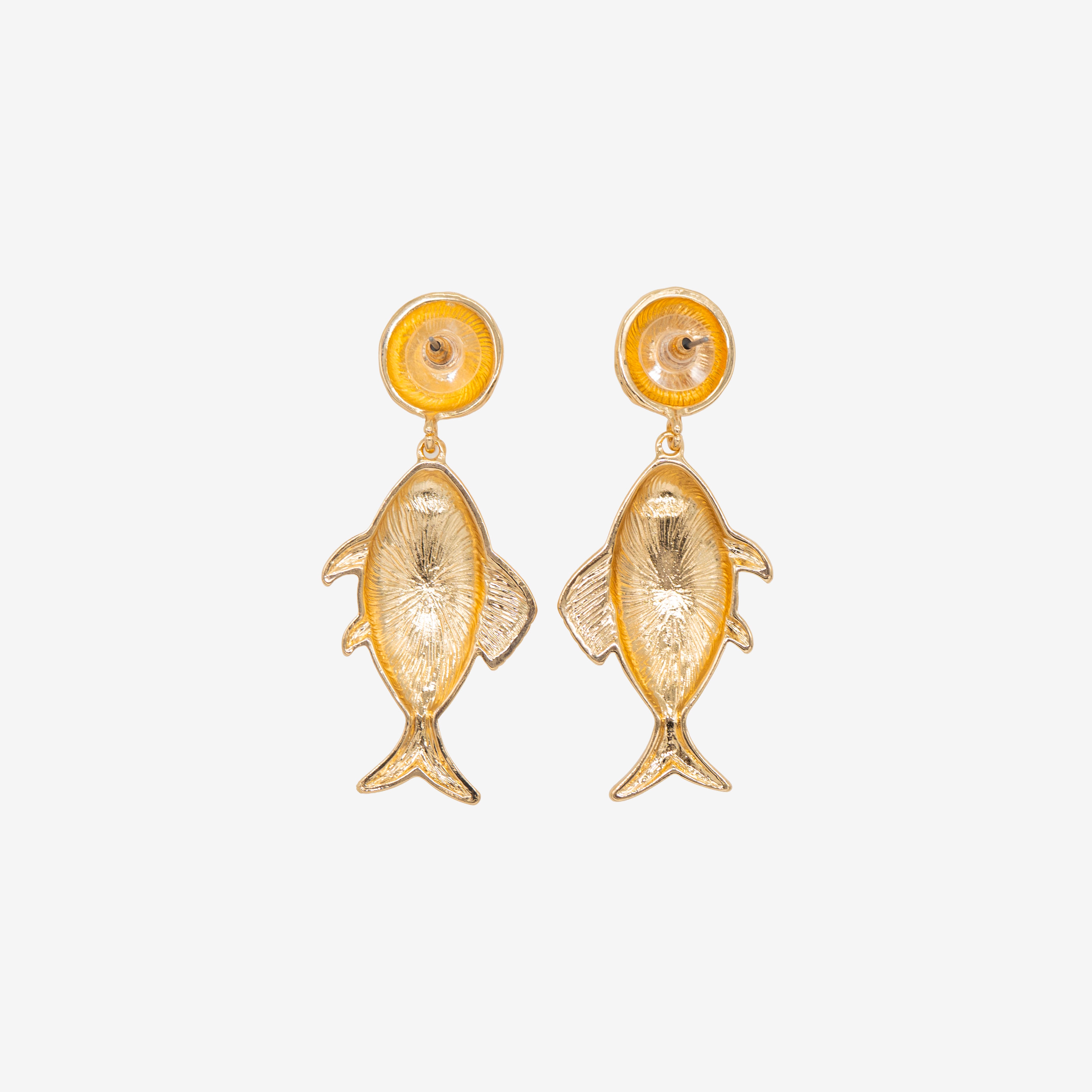 Opal Fish Earrings