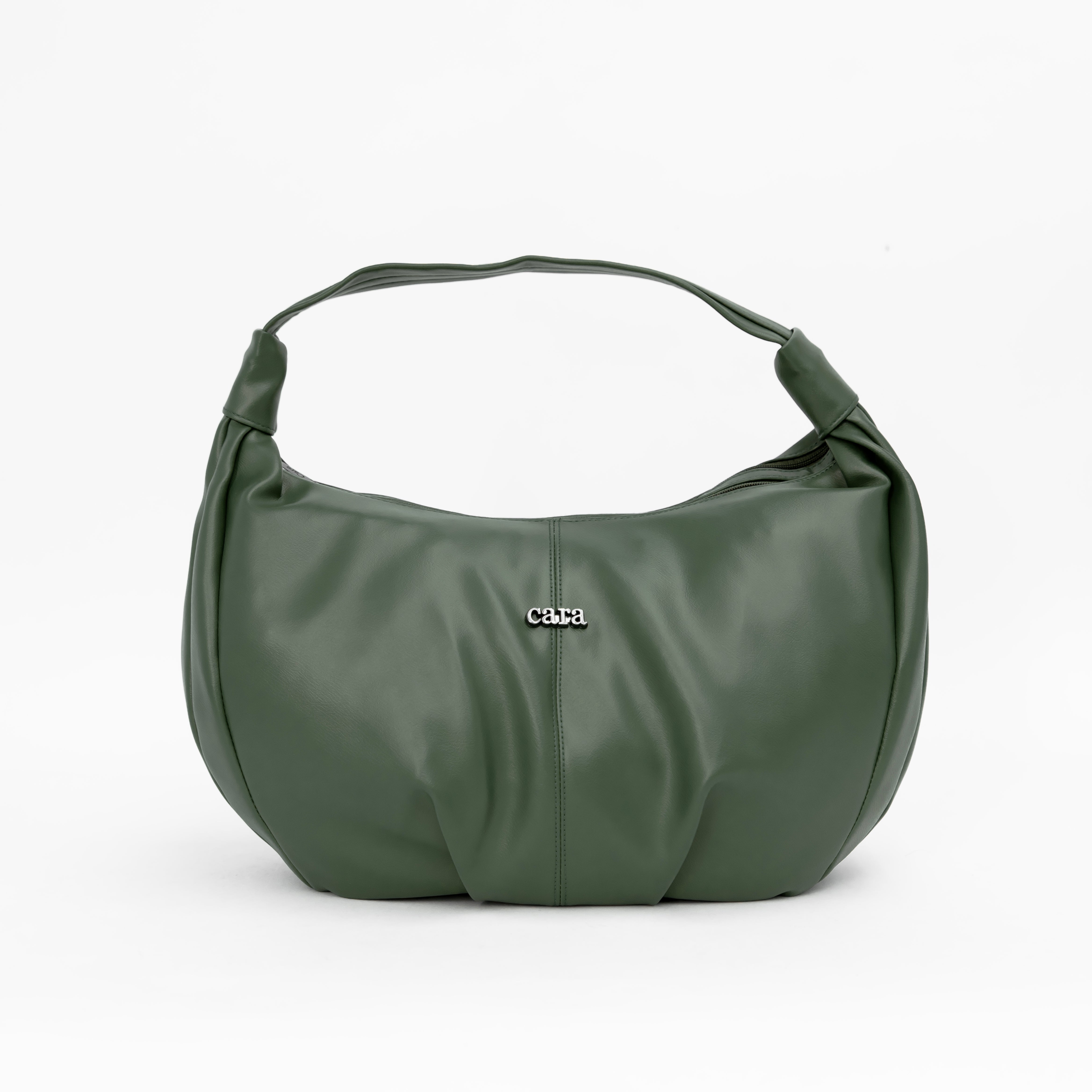 Olive Green Glam Go HANDBAG I Cara