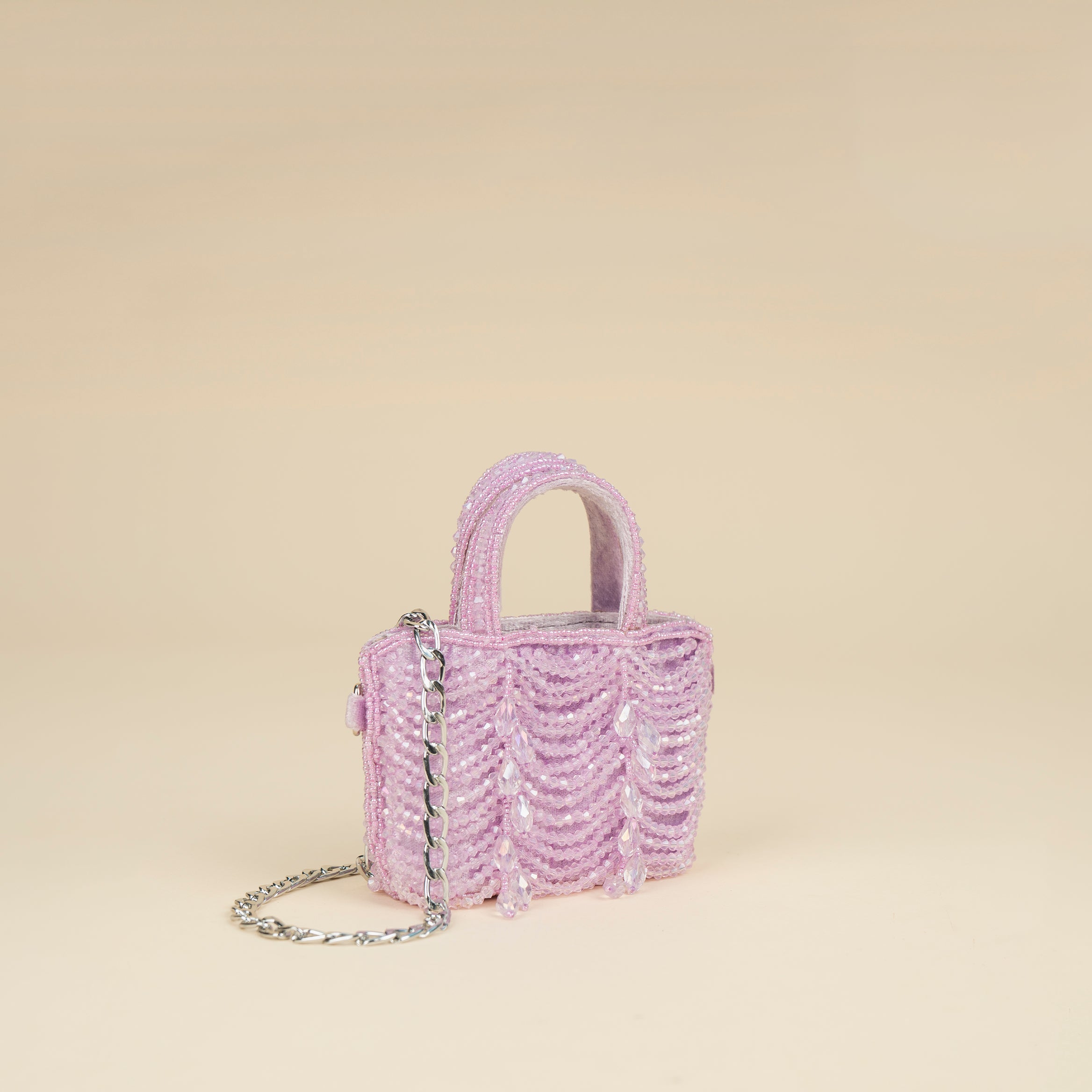 Satin Pearl Luxe Clutch (Mini Bag)