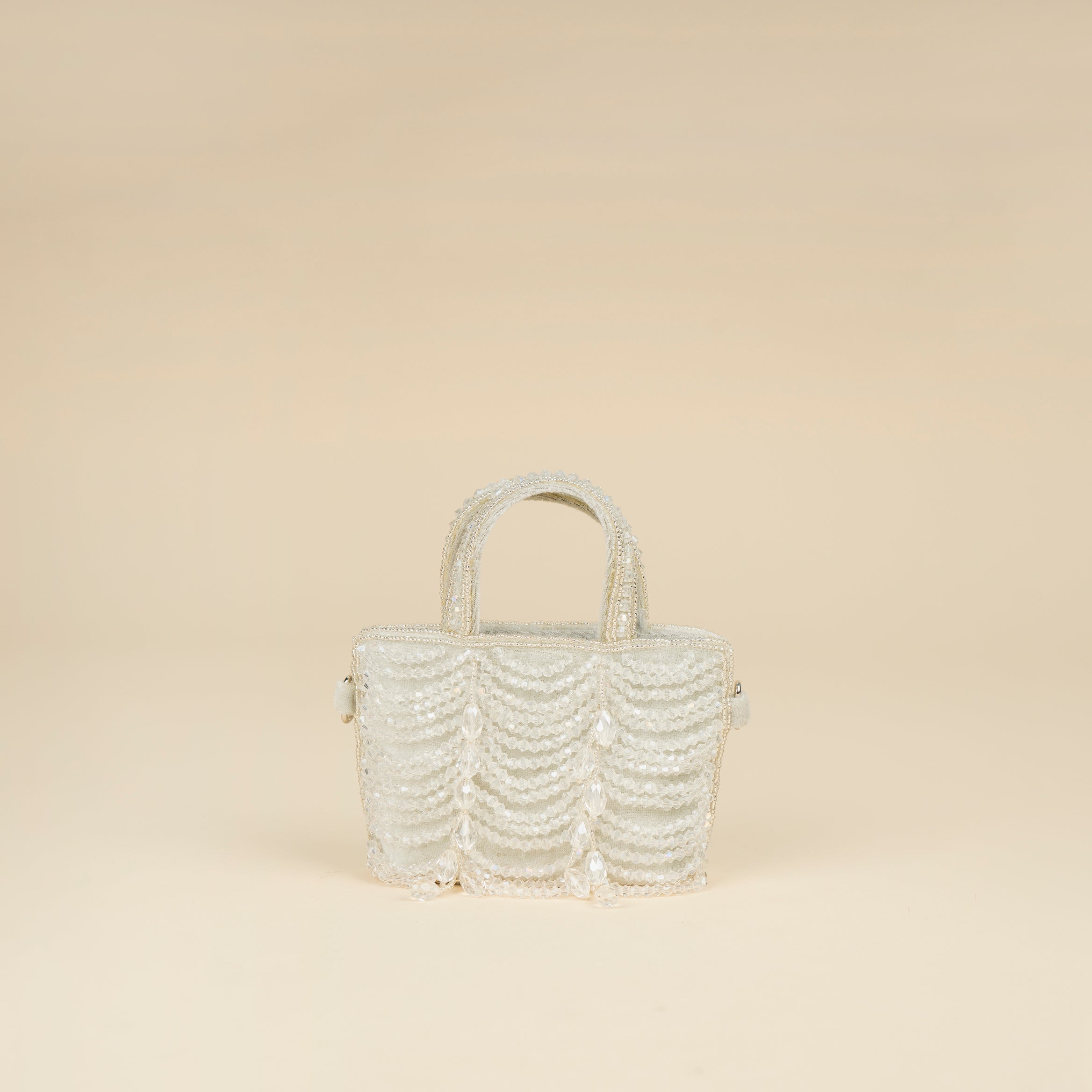 Satin Pearl Luxe Clutch (Mini Bag)