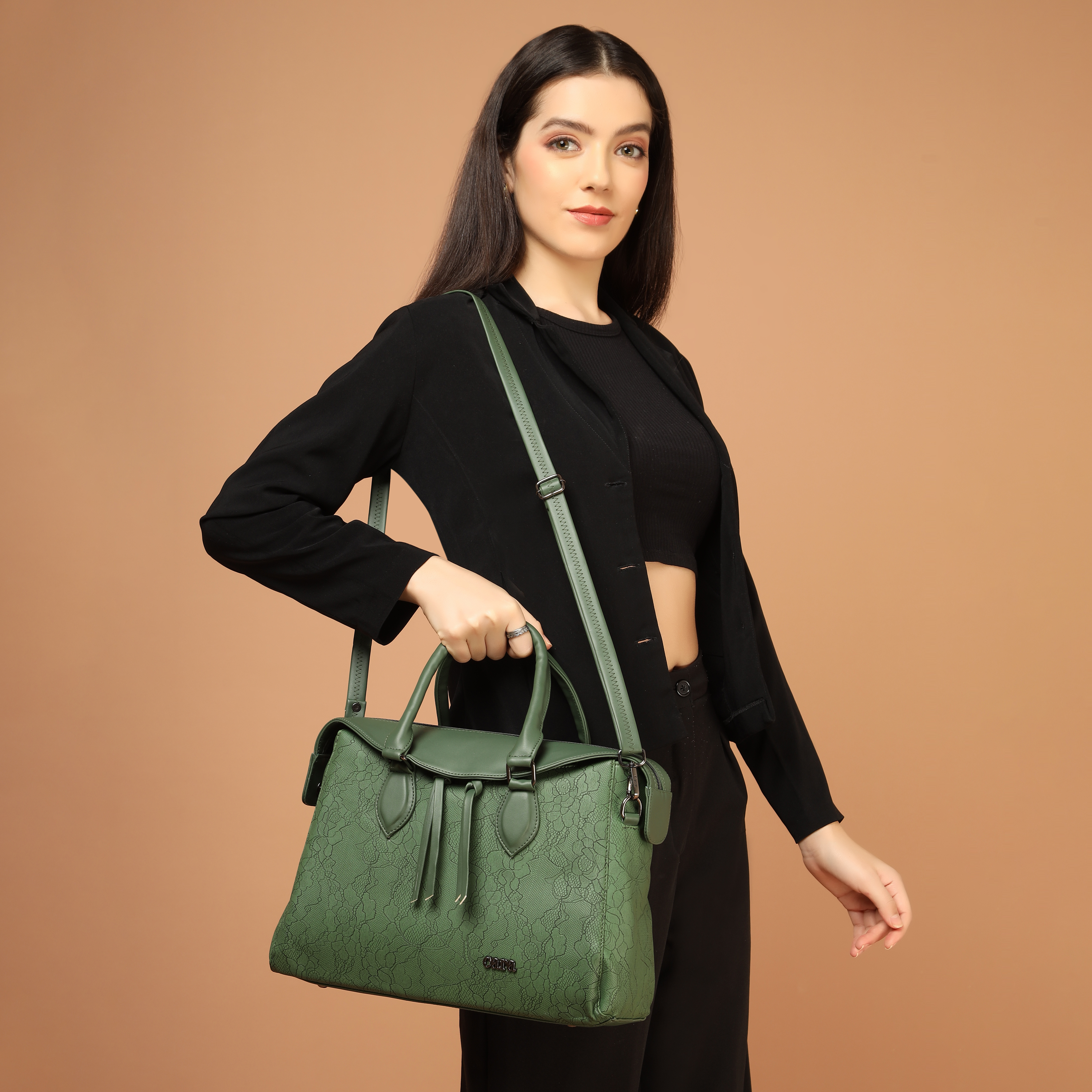 green Carry Crazily handbag I cara