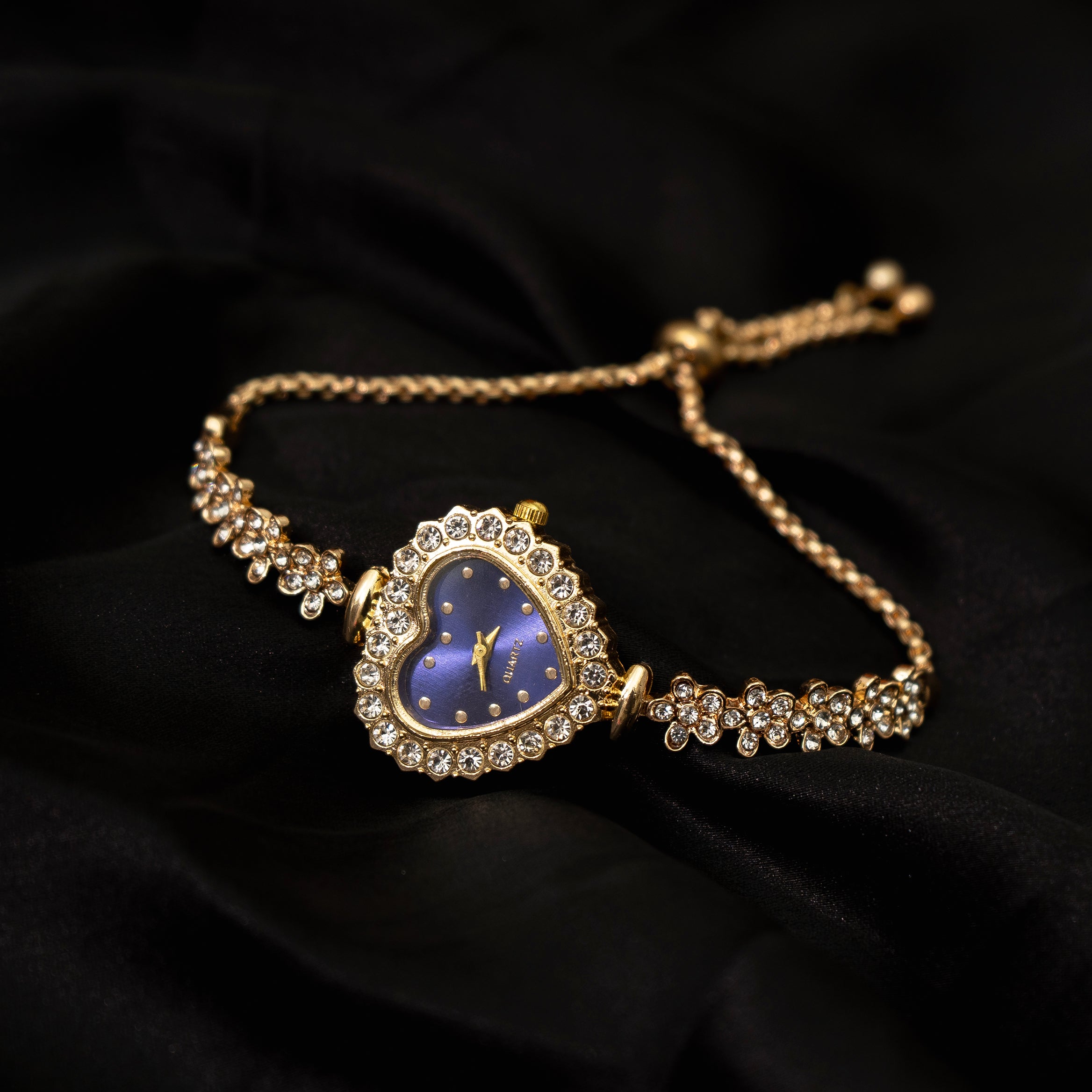 Crystal Heart Watch