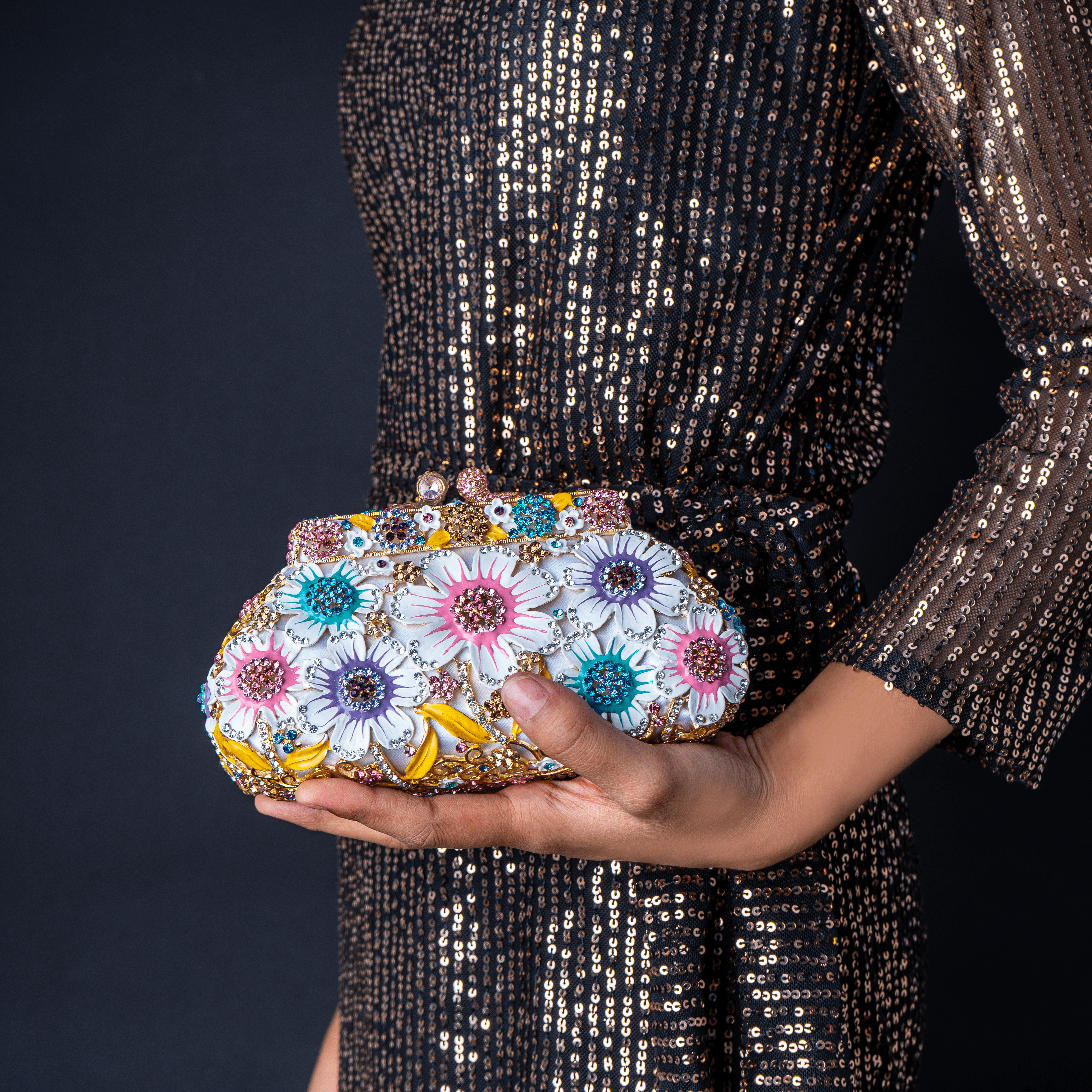 Diamond Clutch Bag.