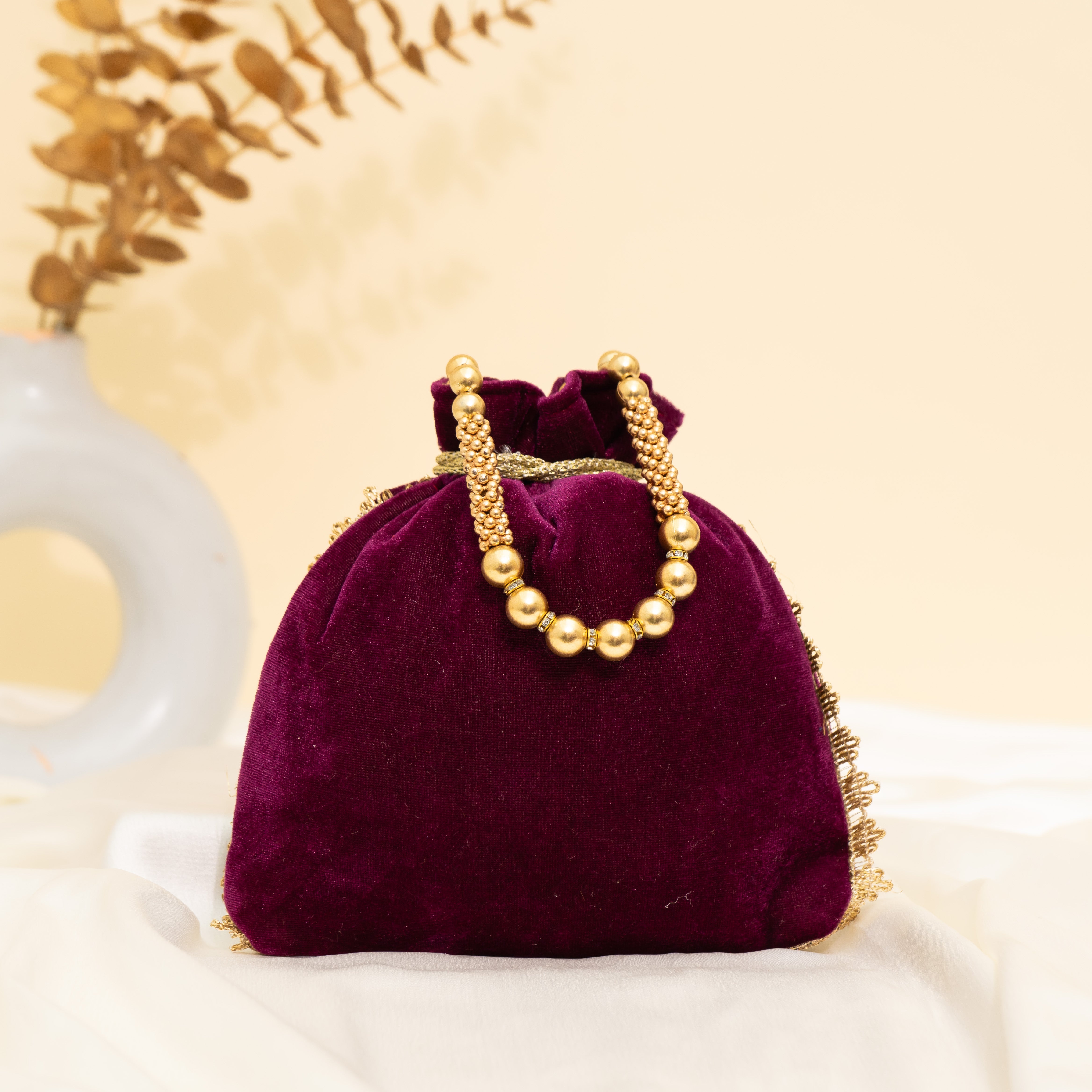 Peacock's Embrace Potli