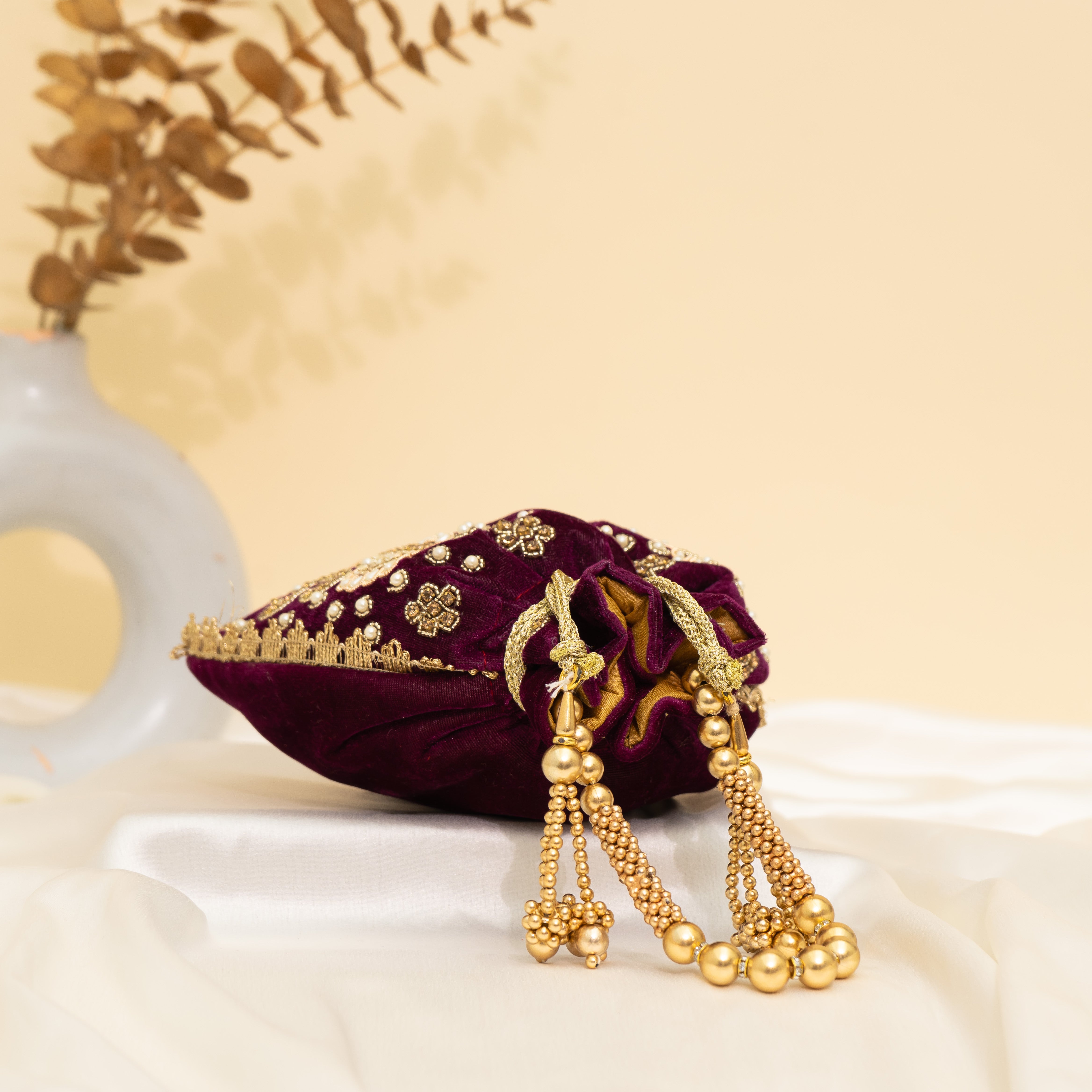 Peacock's Embrace Potli