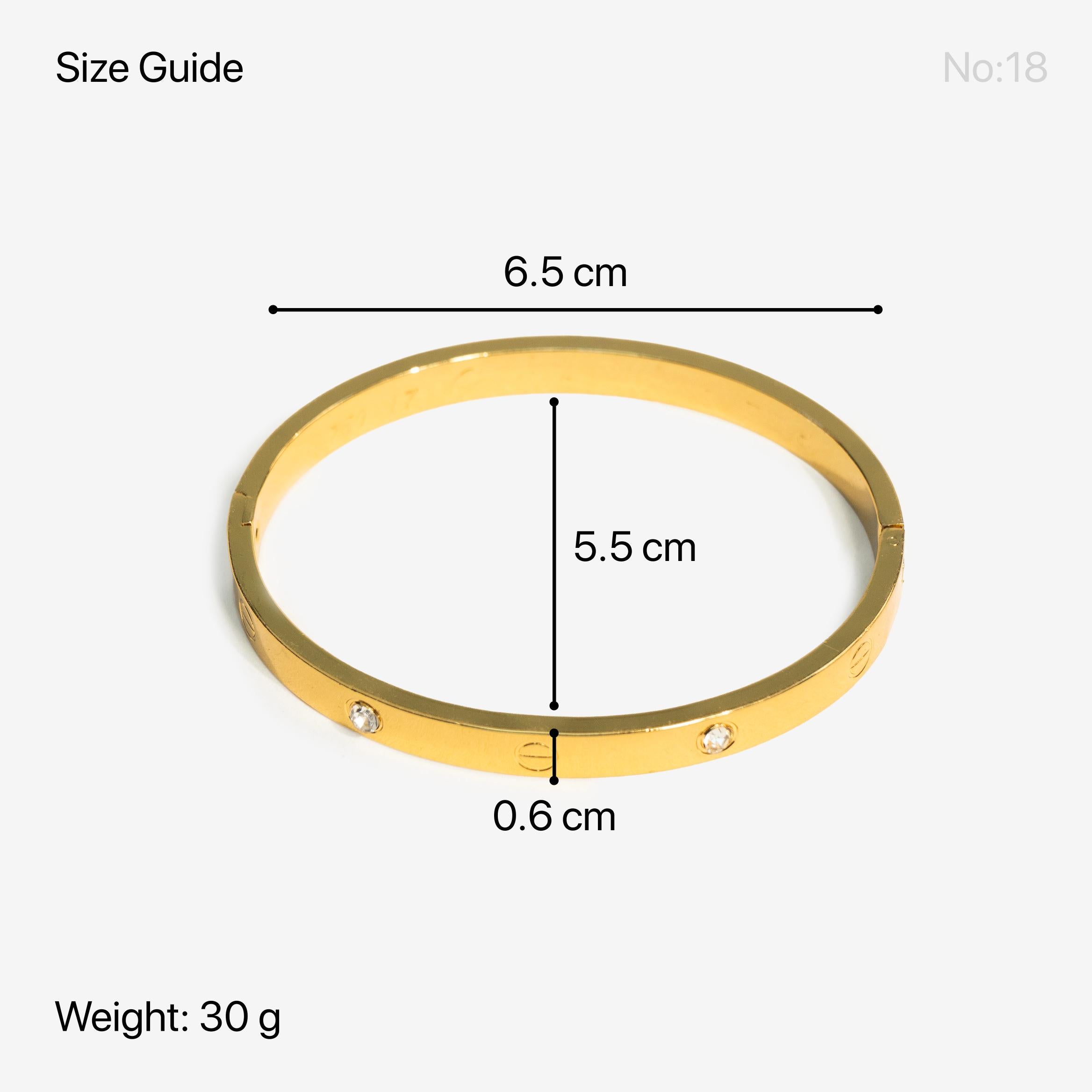 Sleek Screw Charm Kada