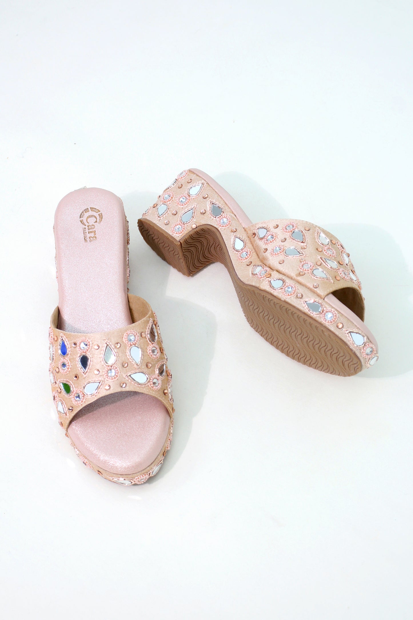 Women Embroidered Wedges
