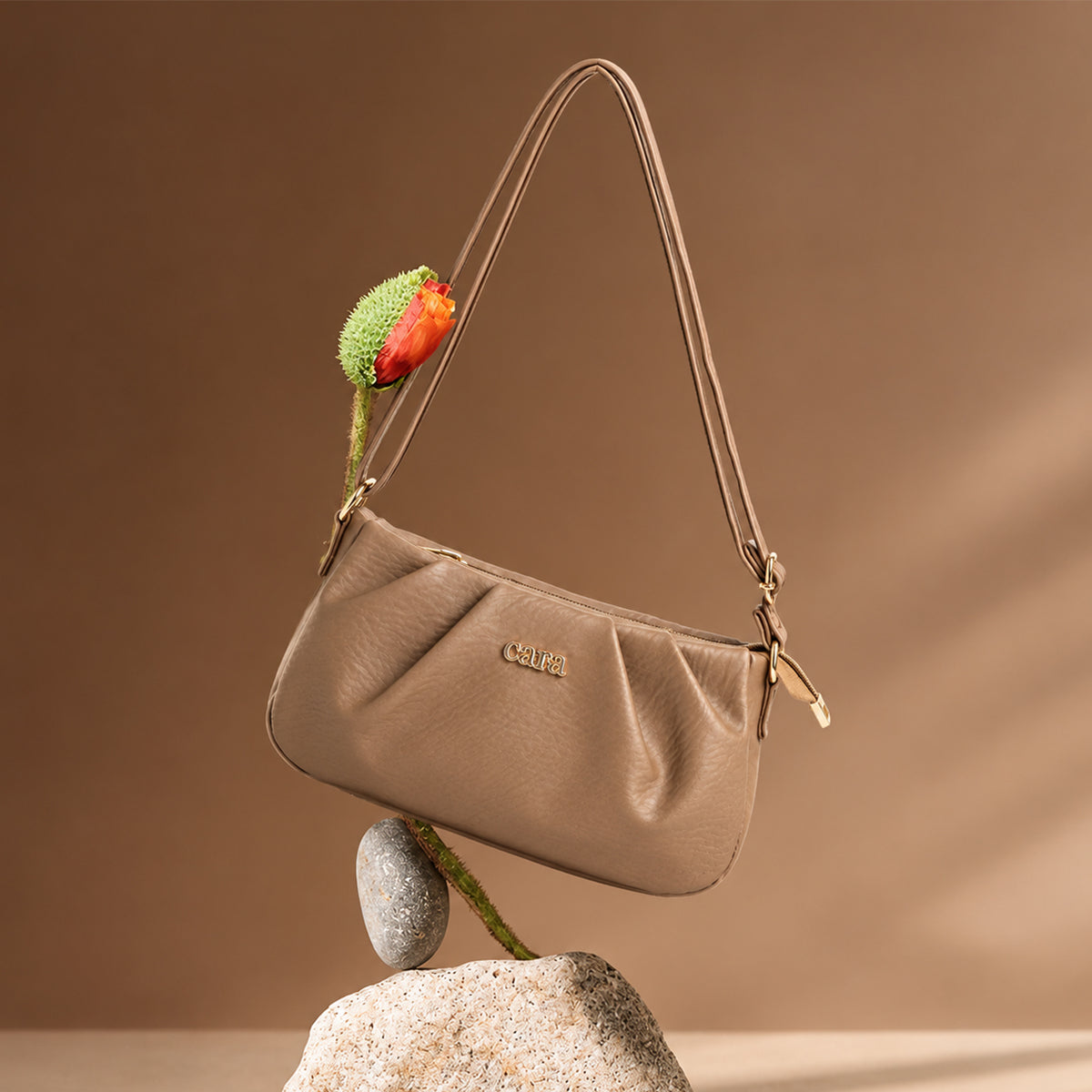 Maia Everyday Ruched Bag