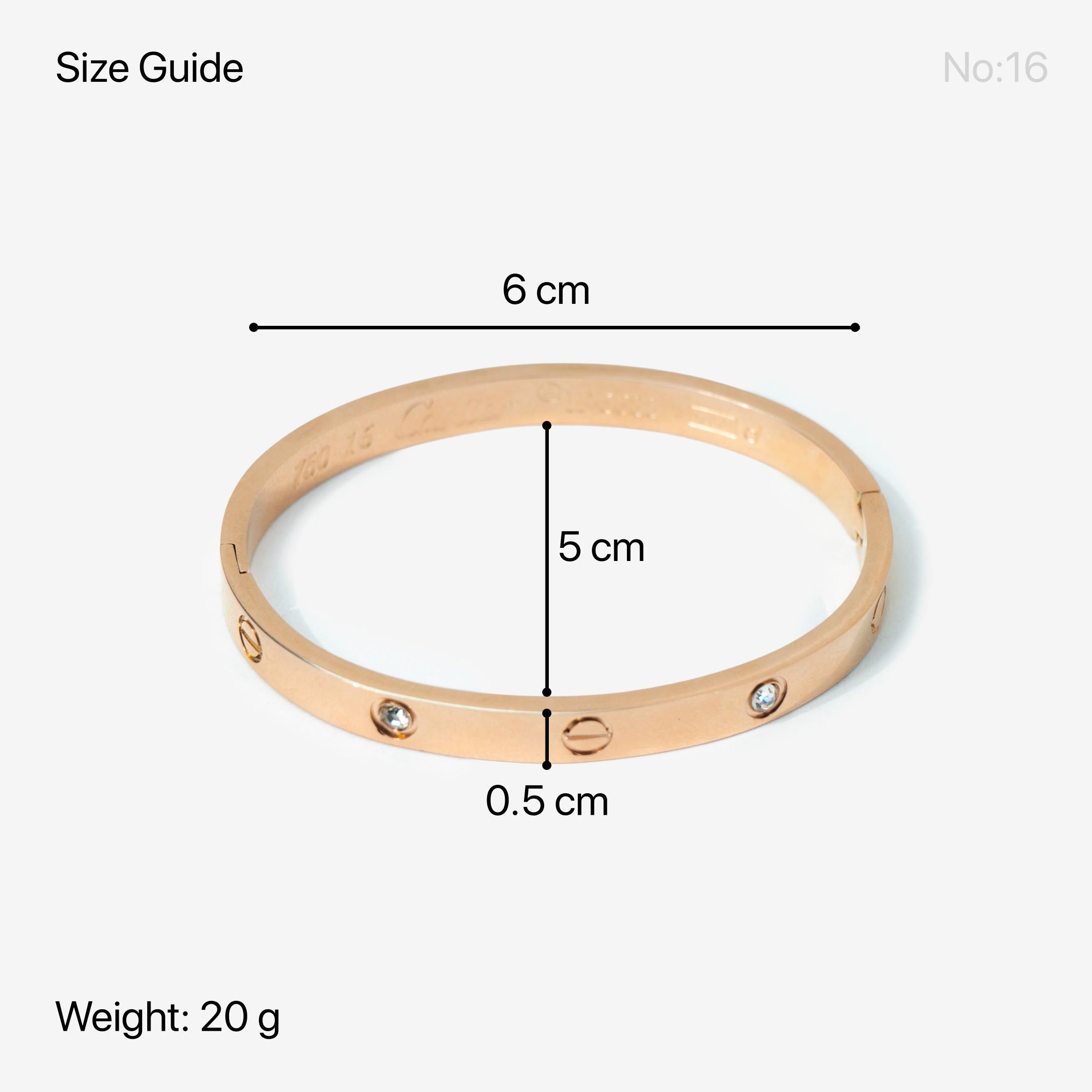 Sleek Screw Charm Kada