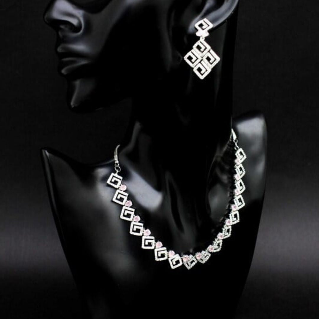 Creation Silver Plated Necklace Set