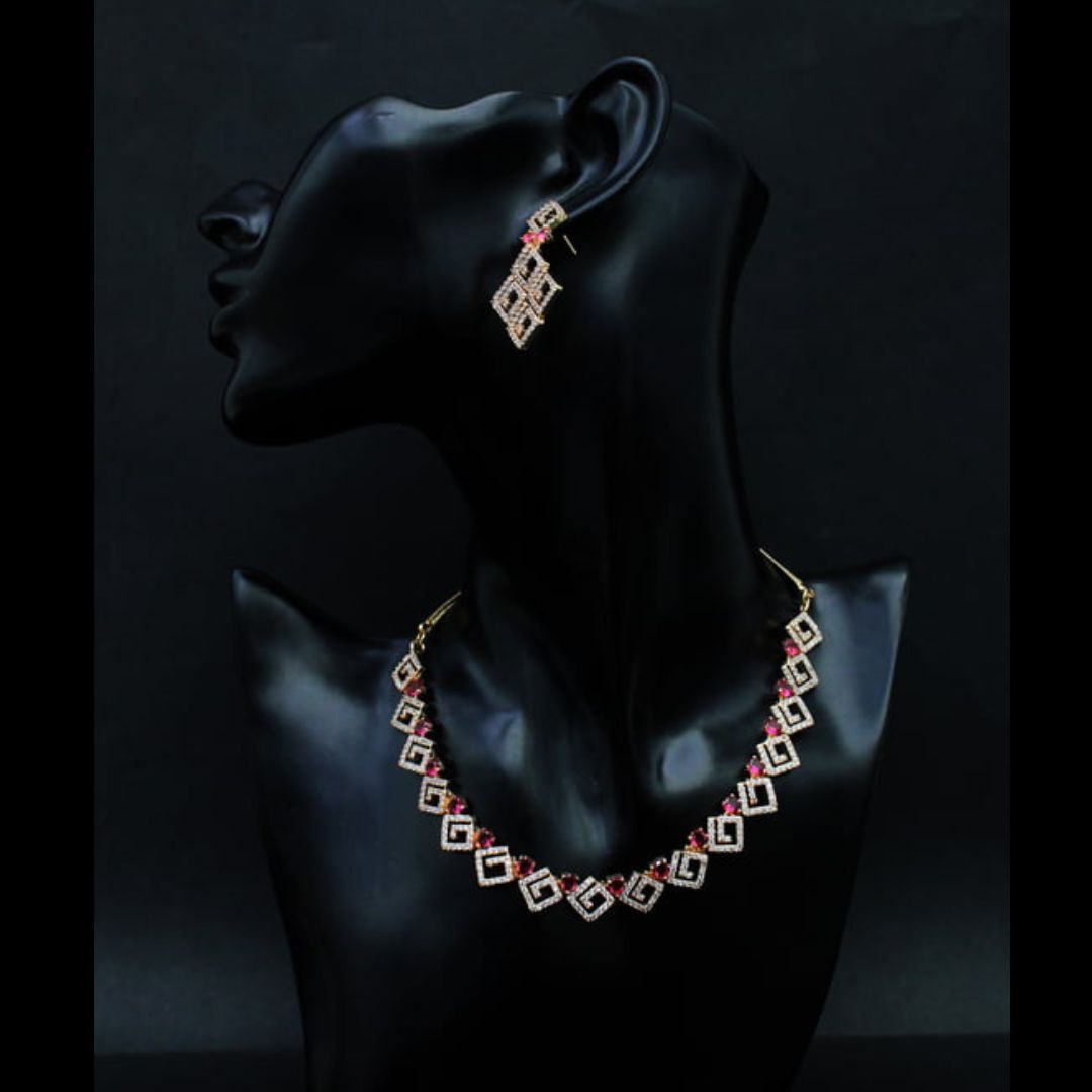 Studded Necklace Set For Women