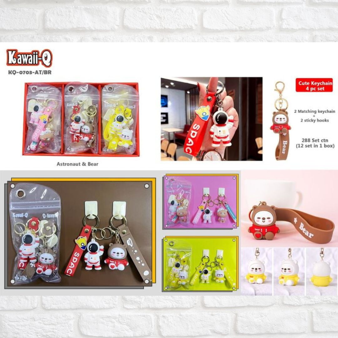 Cute And Adorable Cartoon Keychains For Kids