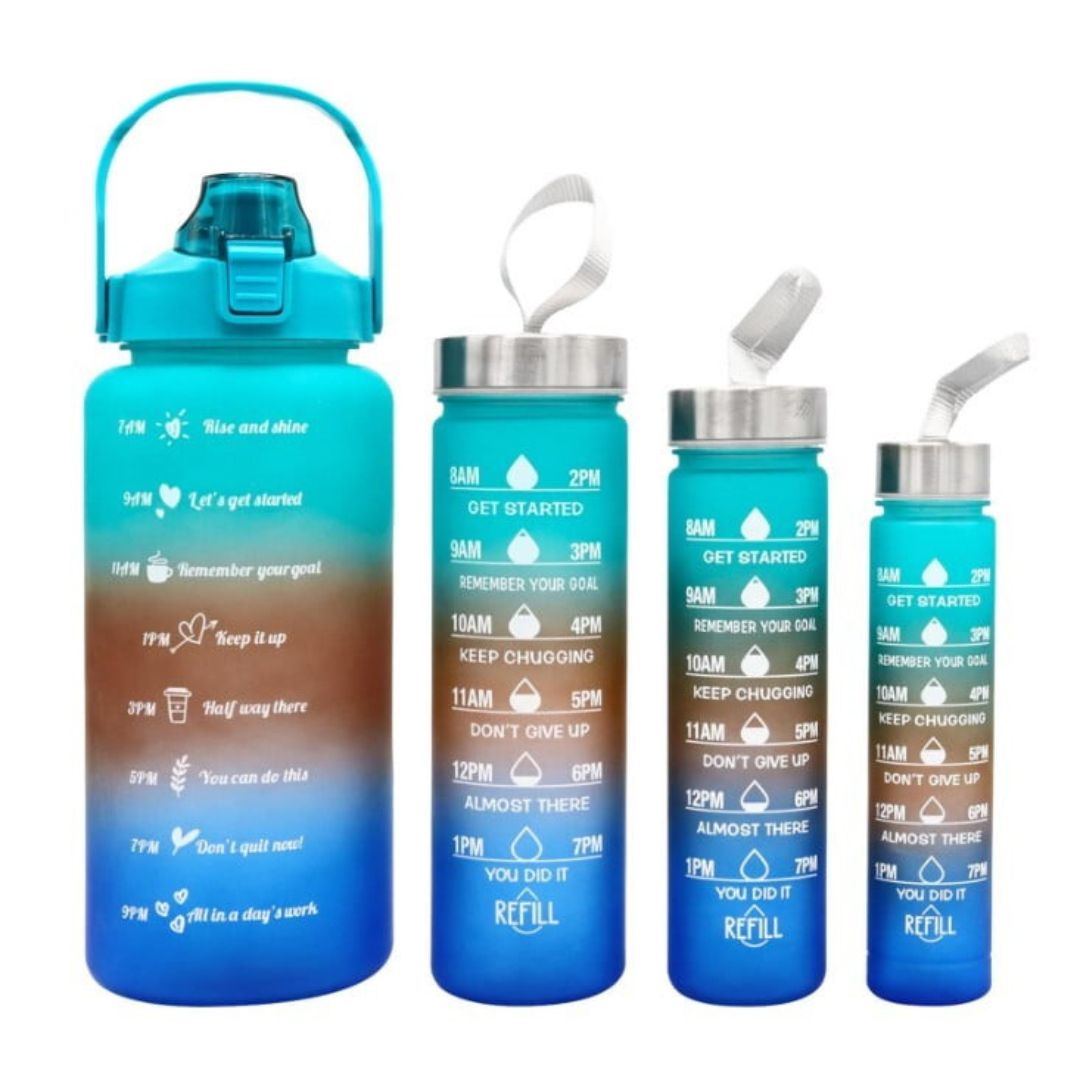 Gradient Colour Sport Water Bottle - Blue